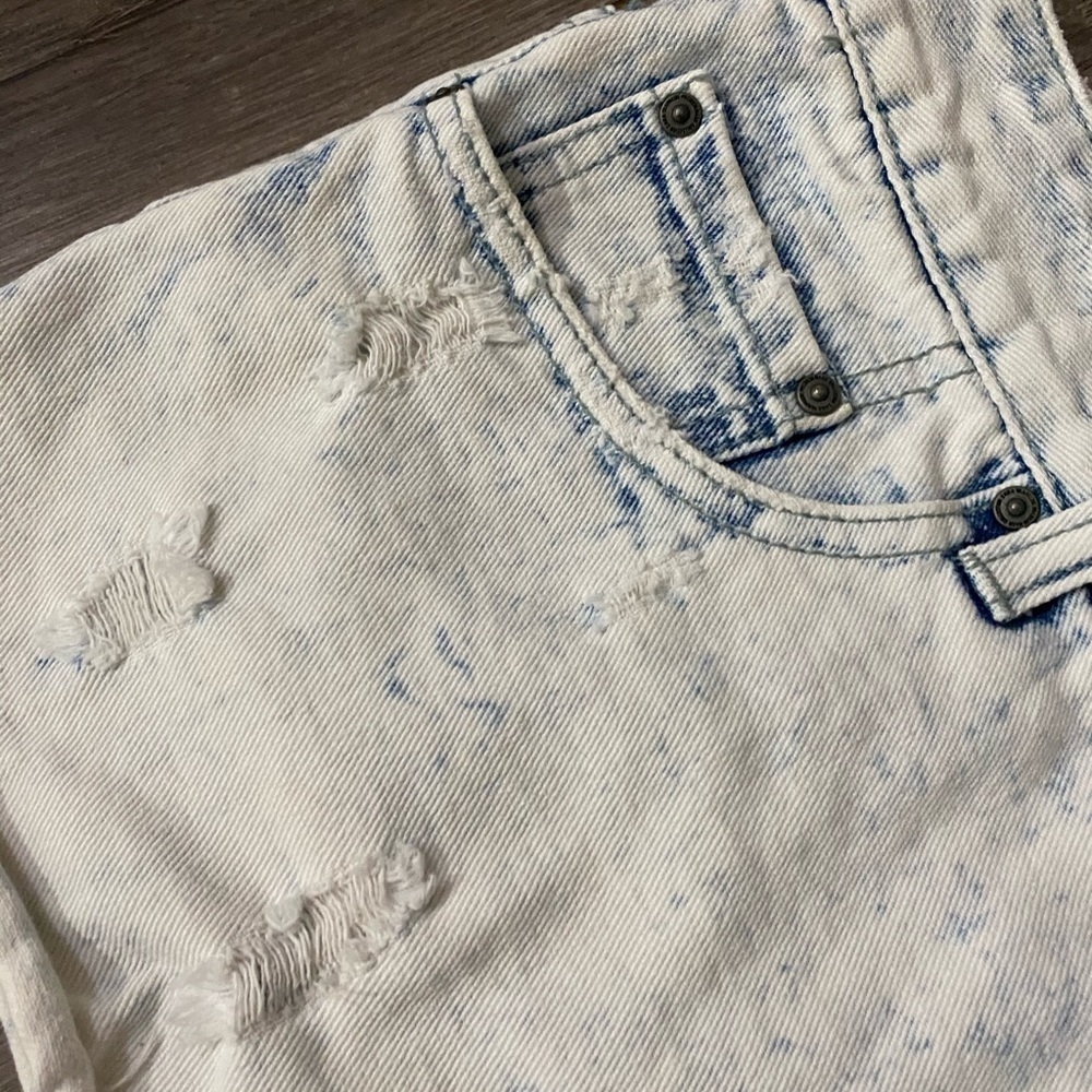 Zara Jean acid wash Premium wash collection shorts - Picture 2 of 6
